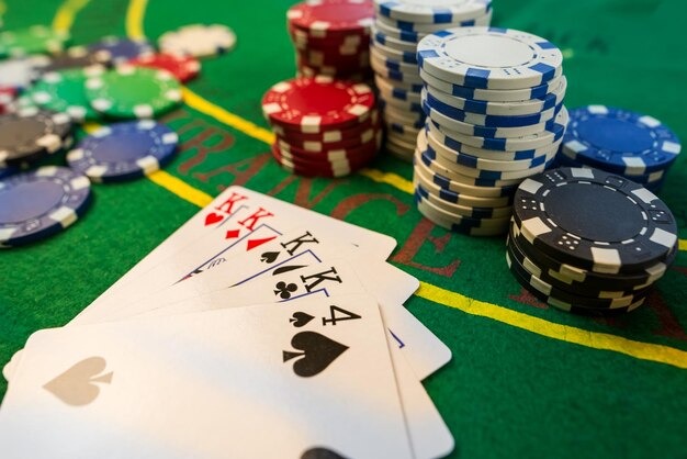 Blackjack table layout and betting positions